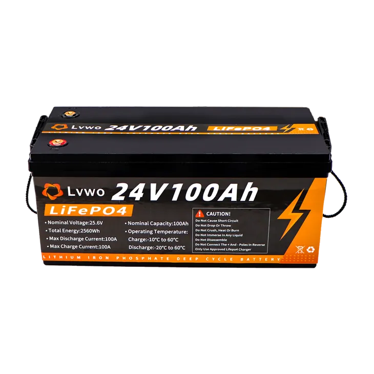 LVWO-24V 25.6V 100Ah Pro LiFePO4 Lithium Battery